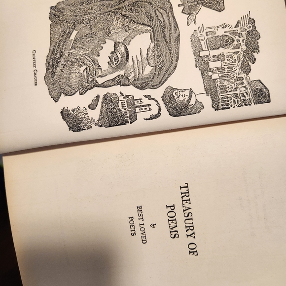 Vintage "Treasury of Poems" book - Picture 8 of 9